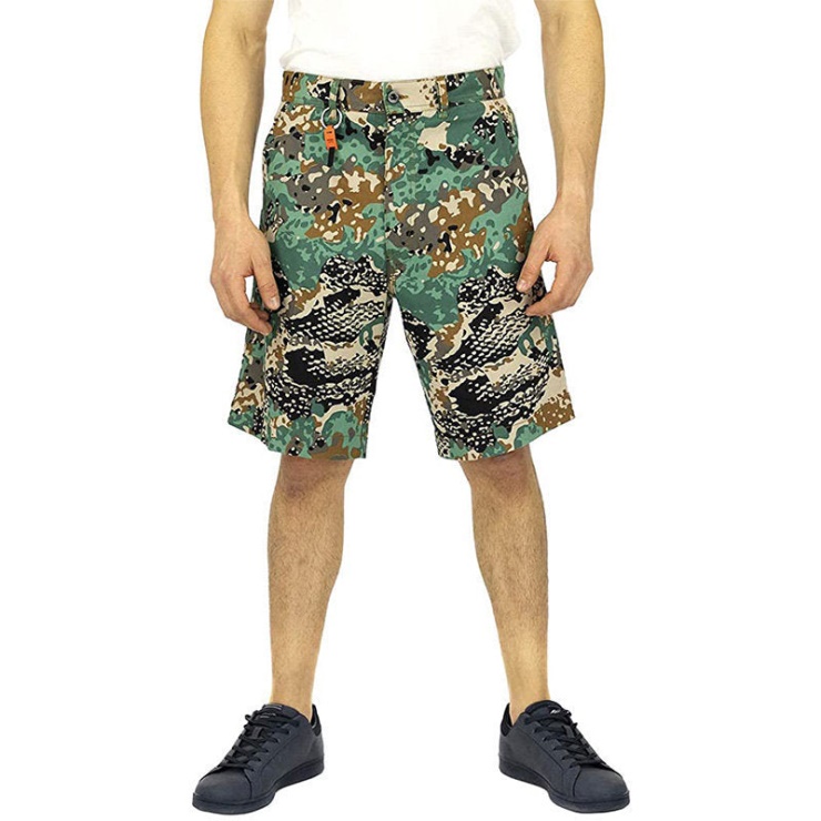 Diesel P Frank 0eavd Short Pour Homme Coupé Régulier été Relax Décontracté Camou Demi-pantalon