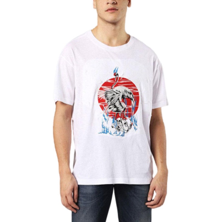 T Wallace Sg 0sayp T-shirt Homme Manches Courtes Col Rond été Tee Diesel