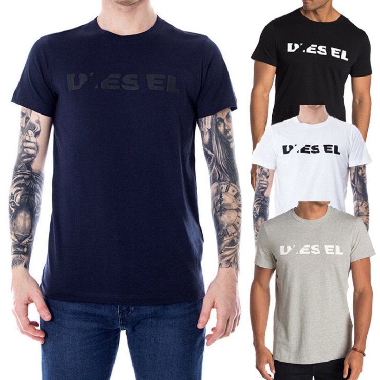Diesel T Diego Brok Hommes T-shirt à Manches Courtes Décontracté Coton T-shirts Haut D'été Nouveau