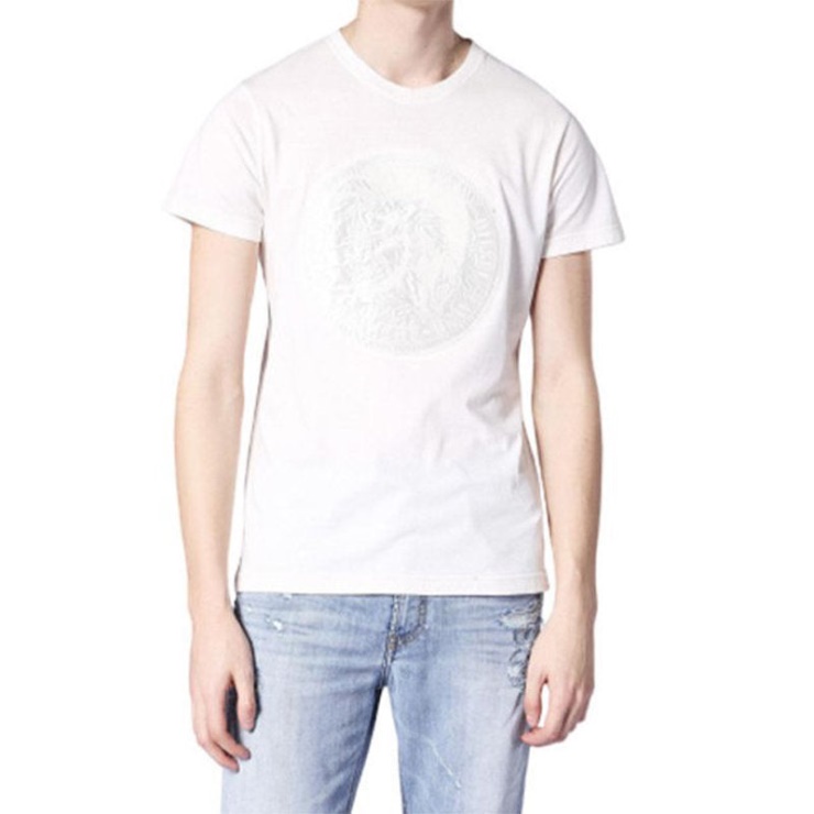 T Diego Sk Hommes T-shirt Coton Col Rond Décontracté été à Manches Courtes Tee Diesel