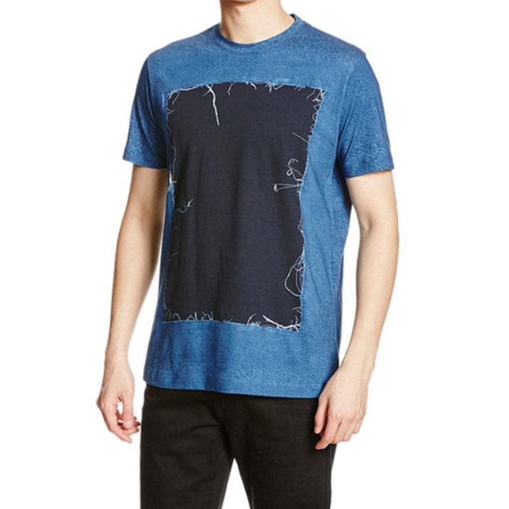 T Joe Mw Hommes T-shirt à Manches Courtes Col Rond Décontracté été Coton T-shirts Diesel