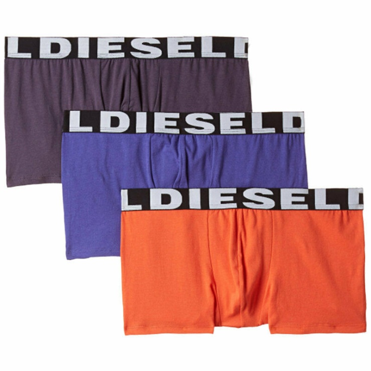 Diesel Umbx Shawn Seasoned Edition Boxer Trunk Stretch Pour Homme Lot De 3 Sous-vêtements