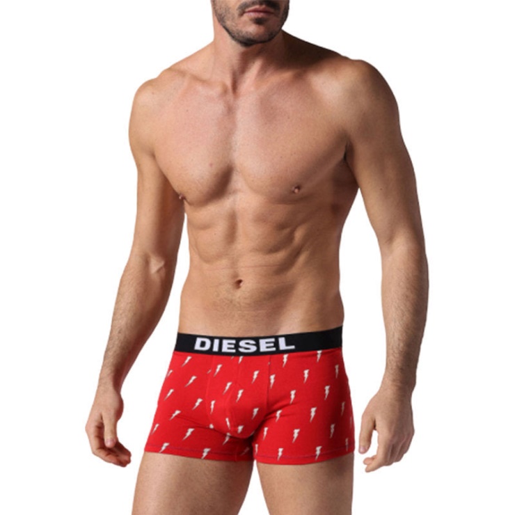 Diesel UMBX Shawn Seasonal Boxer Trunk Shorts Pour Homme Lot De Sous-vêtements Rouge