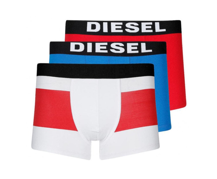 Diesel Umbx Damien Lot De 3 Boxers En Coton Pour Homme édition Saisonnière E7b-2971