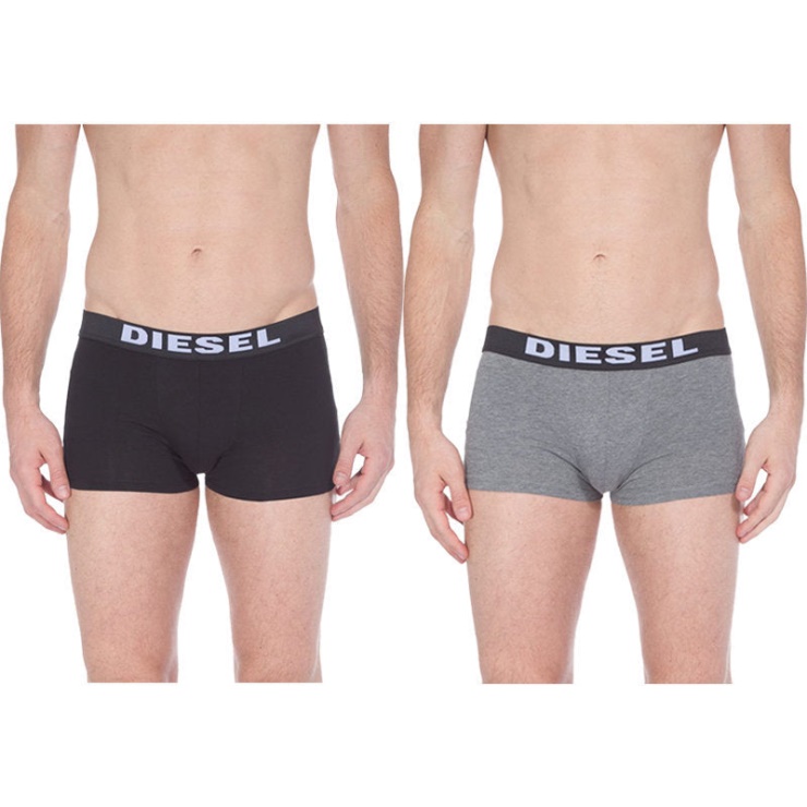 Umbx Rocco 02 Boxer Court Pour Homme Lot De 2 Sous-vêtements En Coton Stretch Diesel