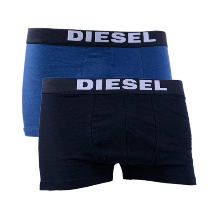 Diesel Umbx Rocco 04 Boxer Court Pour Homme Lot De 2 Sous-vêtements En Coton Stretch