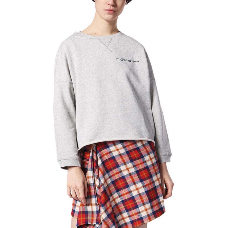 F Gertrude Nouveaux Pulls Molletonnés Surdimensionnés Pour Femmes Pull Décontracté Cardigan En Coton Diesel