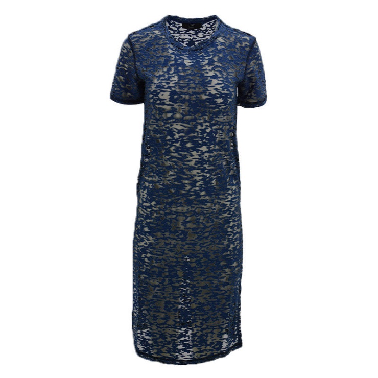 Diesel T Zitu C Robe Pour Femme Col Rond Manches Courtes Hauts De Fête Vêtements D'extérieur D'été