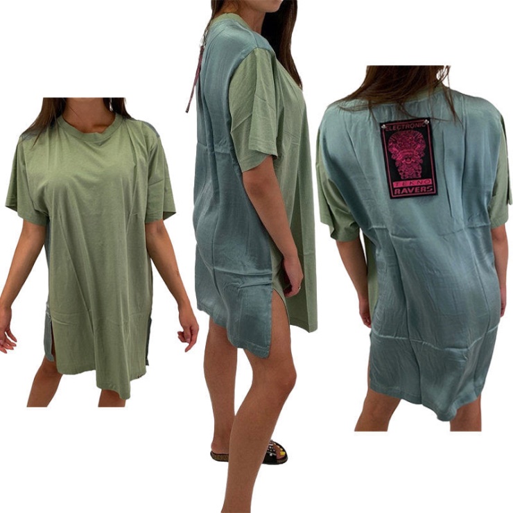 Diesel T Grace Robe Femme Col Rond Robe Longue Coupe Classique Tops Décontractés