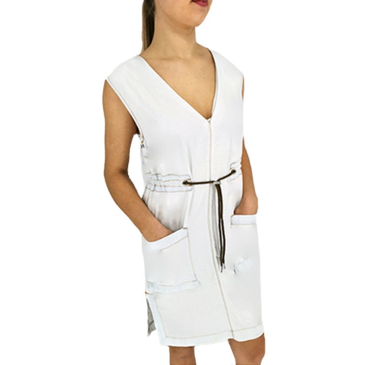 Diesel R Chad Robe Pour Femme Sans Manches Lyocell Décontracté été Fête Porter Haut