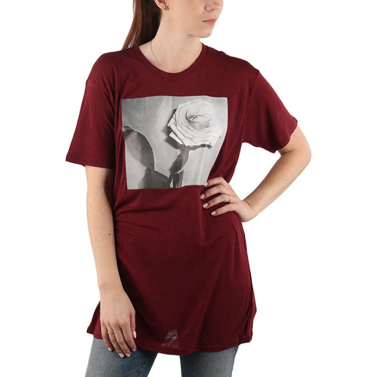 Diesel T Rachel P T-shirt Femme Lyocell Col Rond été Décontracté Bordeaux Tee