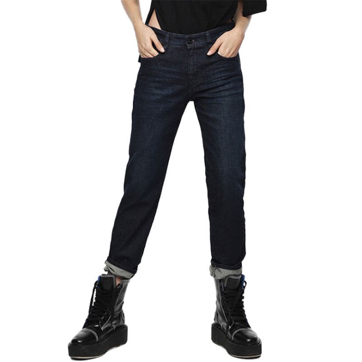 Diesel D Rifty 080ak Jeans Femme Denim Stretch Slim Taille Basse Fit Pantalon