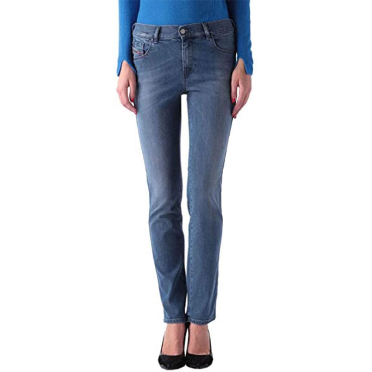 Sandy 0666g Jeans Pour Femmes Pantalons Décontractés Lyocell Pantalon Slim Régulier Diesel