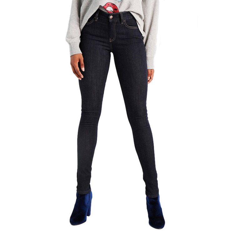 Diesel Slandy 0813c Jeans Pour Femmes Super Slim Skinny Taille Régulière Pantalon