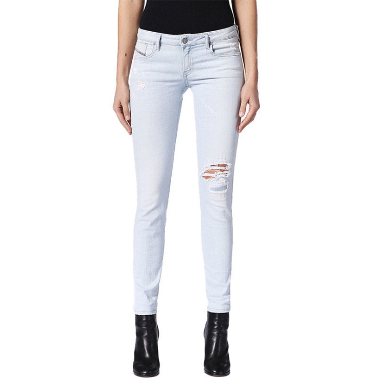 Diesel Gracey 0689l Jeans Femme Super Slim Skinny Taille Basse Fit Pantalon
