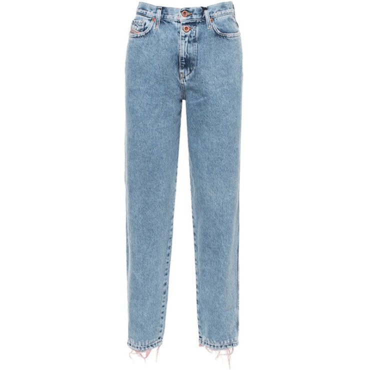 Alys 084wl Jeans Femme Denim Regular Droite Regular Taille Fit Pantalon Diesel