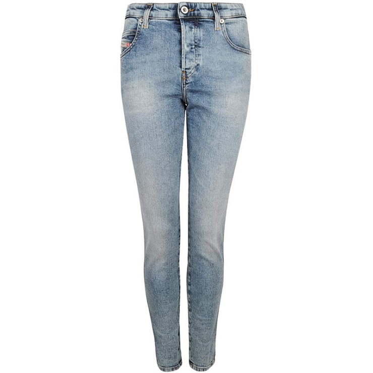 Diesel Bahila 069bn Jeans Femme Denim Slim Skinny Taille Régulière Fit Pantalon