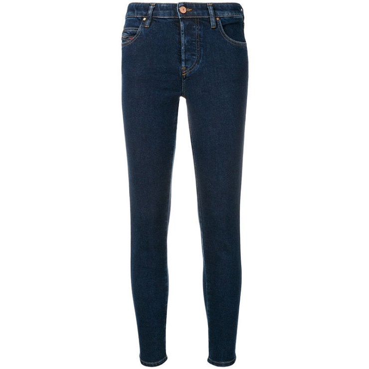 Bahila 084yd Jeans Femme Denim Slim Skinny Taille Régulière Fit Pantalon Diesel