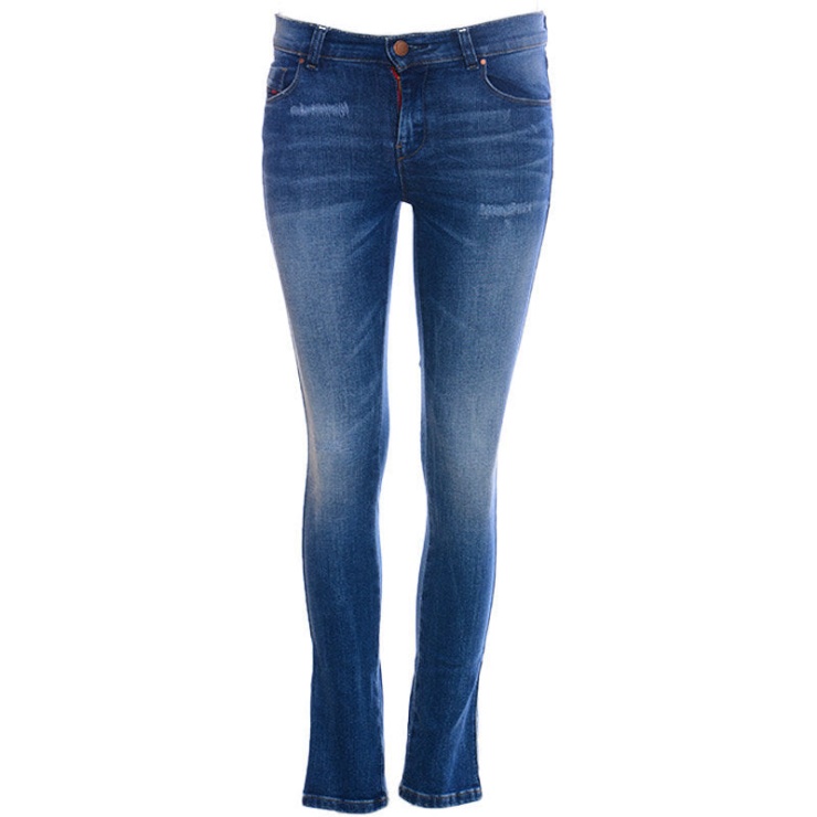 Diesel Sandy C681u Jeans Pour Femme Regular Slim Straight Regular Waist Fit Pantalon