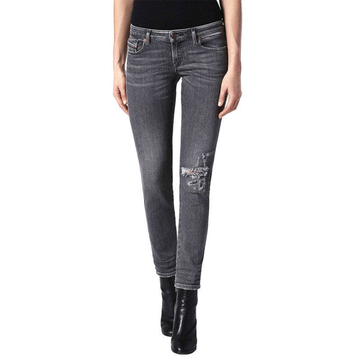 Gracey 084gt Jeans Femme Stretch Super Slim Skinny Taille Basse Fit Pantalon Diesel