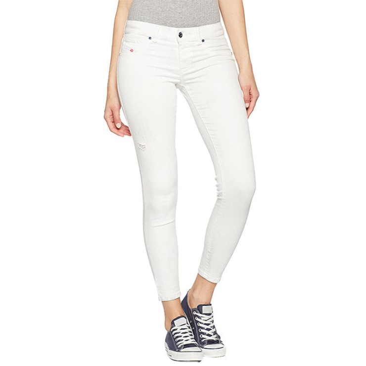 Livier Cheville 084cx Jeans Femme Super Slim Jegging Taille Basse Fit Pantalon Diesel