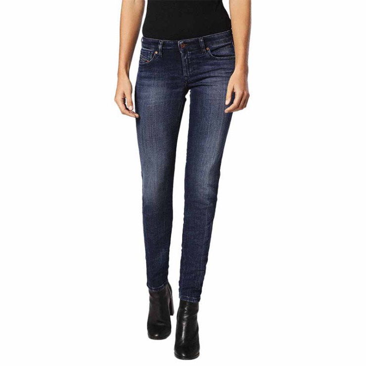 Gracey 084ht Jeans Femme Stretch Super Slim Skinny Taille Basse Fit Pantalon Diesel