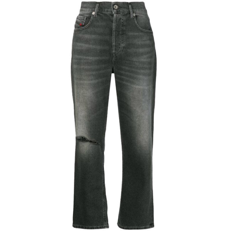 Diesel Aryel 084vk Jeans Pour Femme Denim Regular Boyfriend Pantalon Coupe Taille Régulière