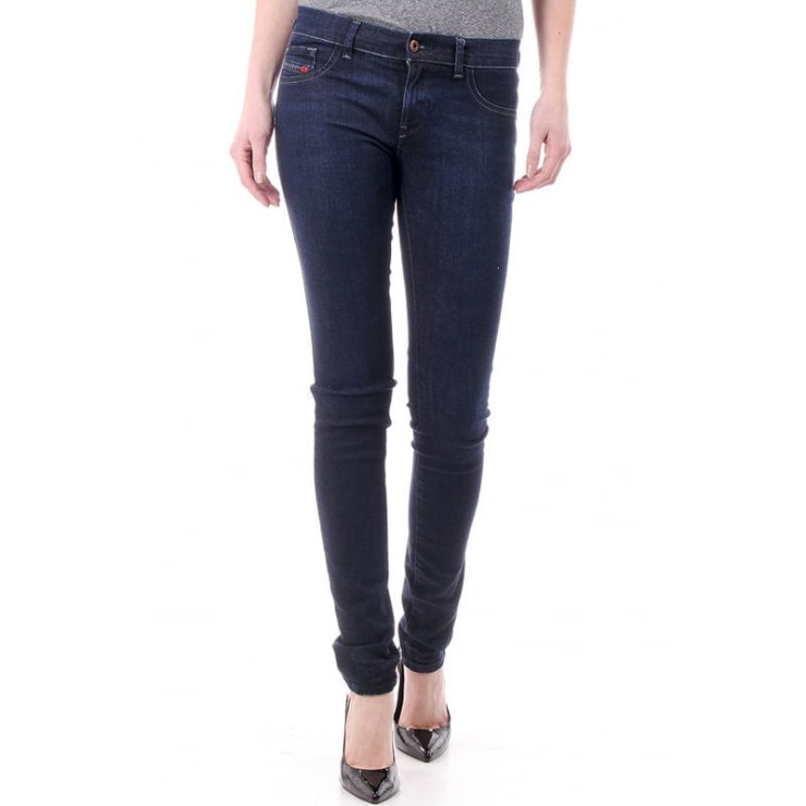 Diesel Livier 0860n Jeans Femme Super Slim Jegging Taille Basse Fit Pants