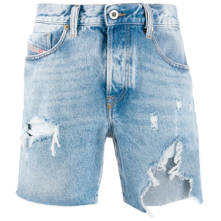 Diesel D Kirm 0077y Short En Jean Pour Femme, Coupe Classique, Short Décontracté D'été